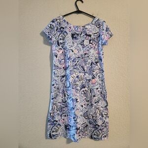 Lilly Pulitzer Namastay In The Jungle Bay Dress Elephant print size XXS